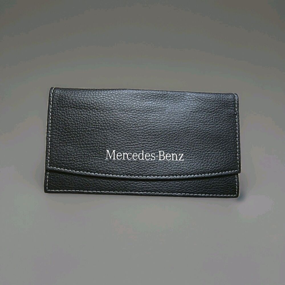 Mercedes-Benz Vehicle Owner's OEM Black EMPTY CASE ONLY Storage Travel Organizer